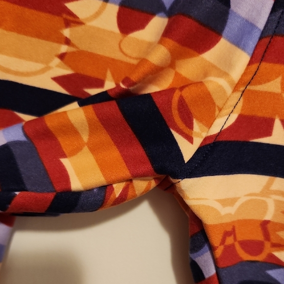 LuLaRoe (NOT FOR SALE) Adult Multicolor Striped Leggings - Picture 3 of 3